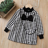 Children Girls Woolen Knitted Dresses Spring Autumn-TB00907-Veeddydropshipping